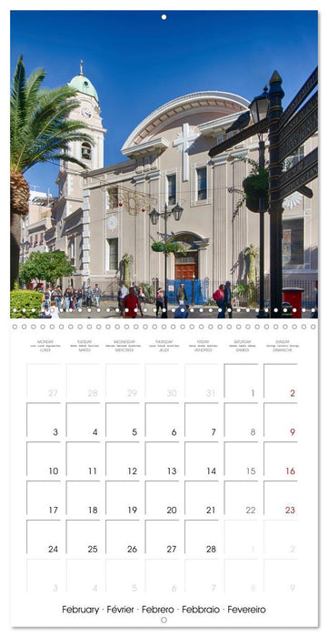 Gibraltar - Where Britain borders Spain (CALVENDO Monthly Calendar 2025)