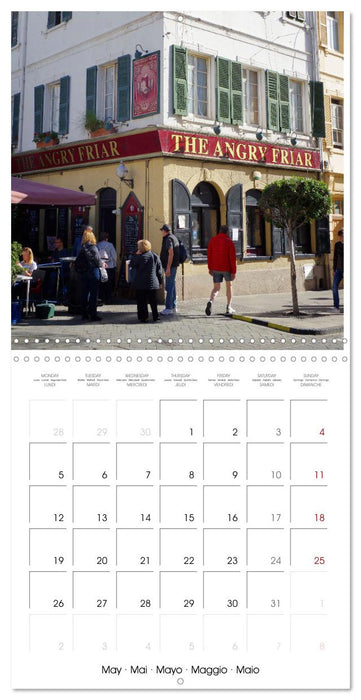 Gibraltar - Where Britain borders Spain (CALVENDO Monthly Calendar 2025)