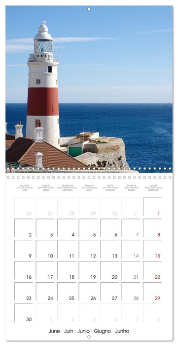 Gibraltar - Where Britain borders Spain (CALVENDO Monthly Calendar 2025)