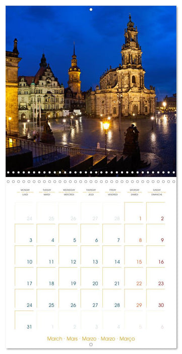 Romantic Dresden (CALVENDO Monthly Calendar 2025)