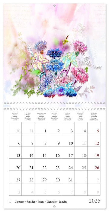 Enchanting wildflowers (CALVENDO Monthly Calendar 2025)