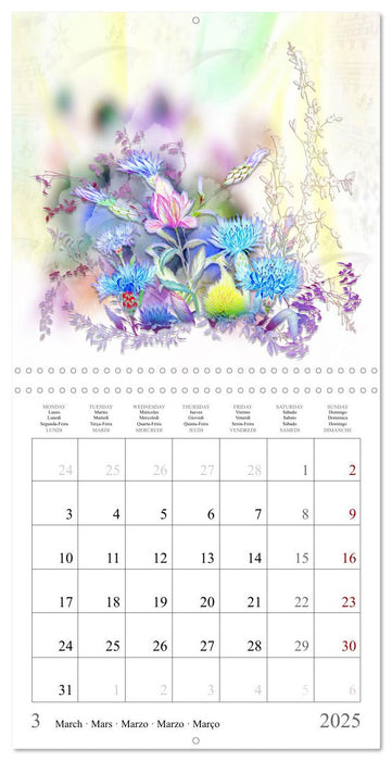 Enchanting wildflowers (CALVENDO Monthly Calendar 2025)