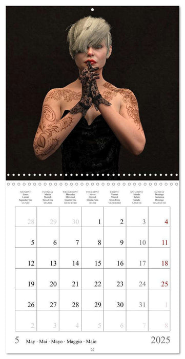 Tattoos on nice skin (CALVENDO Monthly Calendar 2025)