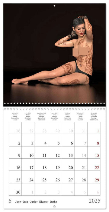 Tattoos on nice skin (CALVENDO Monthly Calendar 2025)