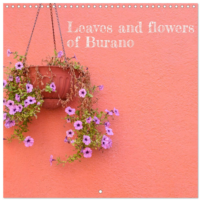 Leaves and flowers of Burano (CALVENDO Monthly Calendar 2025)