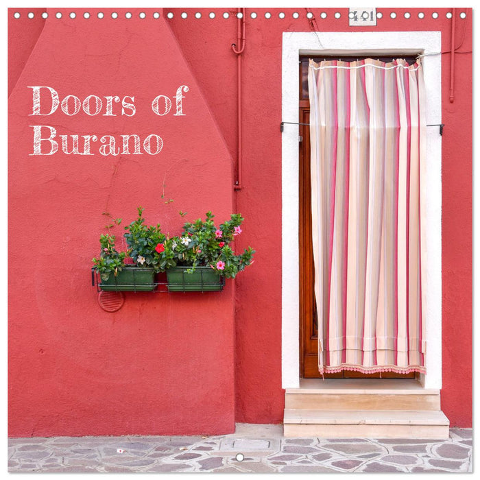 Doors of Burano (CALVENDO Monthly Calendar 2025)