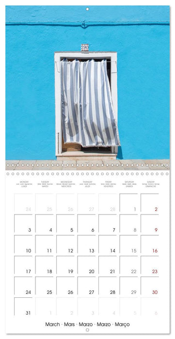 Doors of Burano (CALVENDO Monthly Calendar 2025)