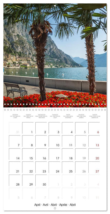 Lovely impressions from LAKE GARDA (CALVENDO Monthly Calendar 2025)