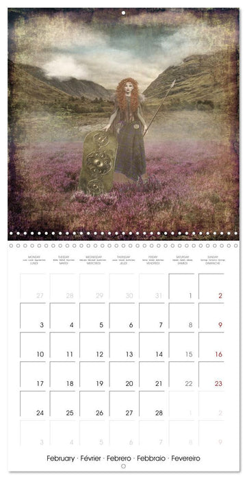 Lady Legends Fantasy Art (CALVENDO Monthly Calendar 2025)