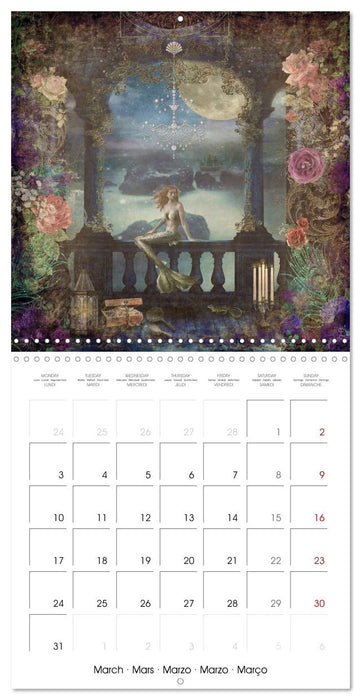 Lady Legends Fantasy Art (CALVENDO Monthly Calendar 2025)