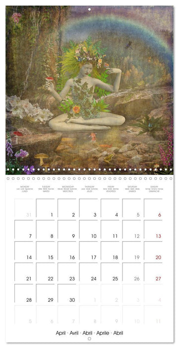 Lady Legends Fantasy Art (CALVENDO Monthly Calendar 2025)