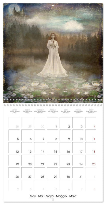 Lady Legends Fantasy Art (CALVENDO Monthly Calendar 2025)