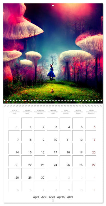 Alice's magic road (CALVENDO Monthly Calendar 2025)