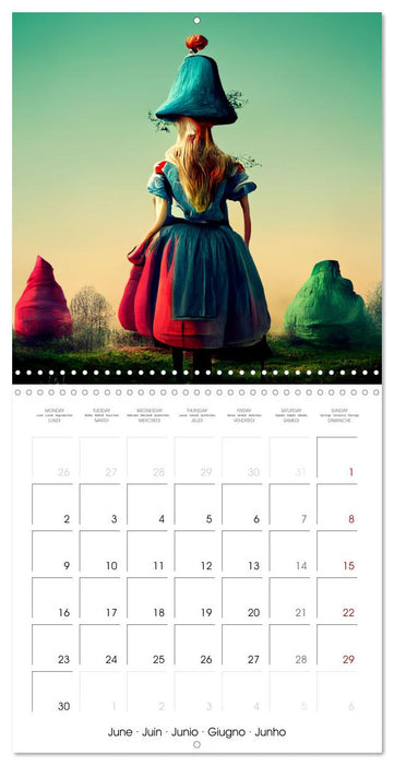 Alice's magic road (CALVENDO Monthly Calendar 2025)