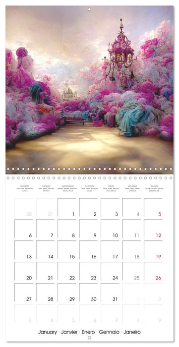 Rococo rooms (CALVENDO Monthly Calendar 2025)