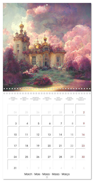 Rococo rooms (CALVENDO Monthly Calendar 2025)