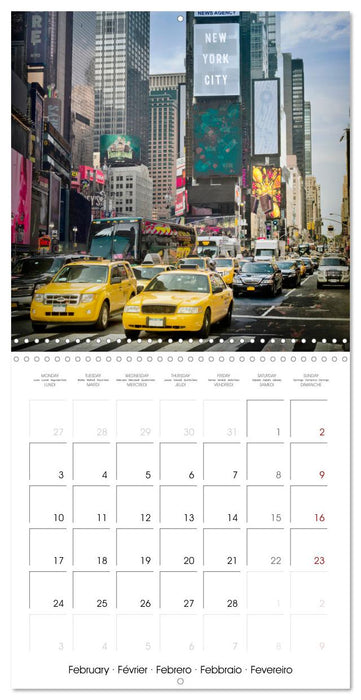 NEW YORK CITY Urban impressions (CALVENDO Monthly Calendar 2025)