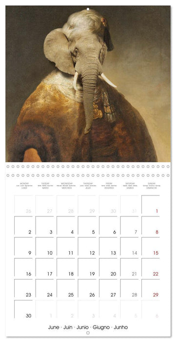 Aristocrat Animals (CALVENDO Monthly Calendar 2025)