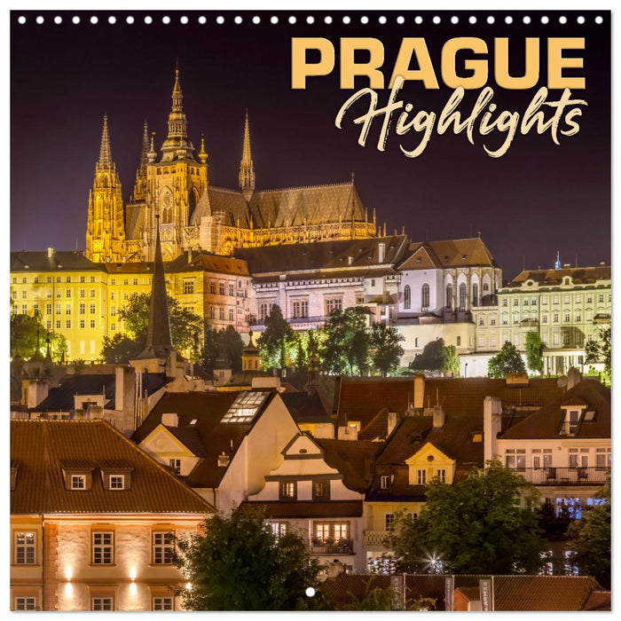 PRAGUE Highlights (CALVENDO Monthly Calendar 2025)