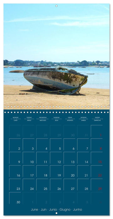 En attendant la marée... (CALVENDO Calendrier mensuel 2025)