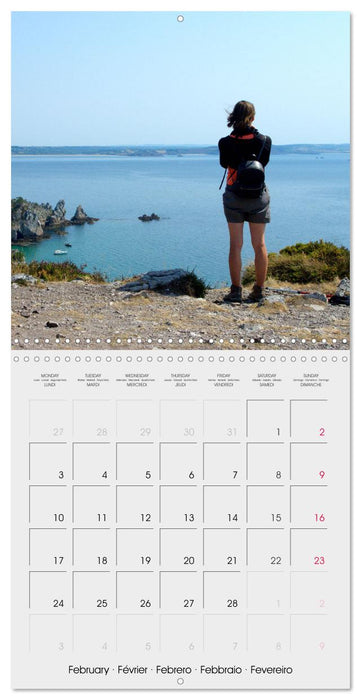 Balade en Finistère (CALVENDO Calendrier mensuel 2025)