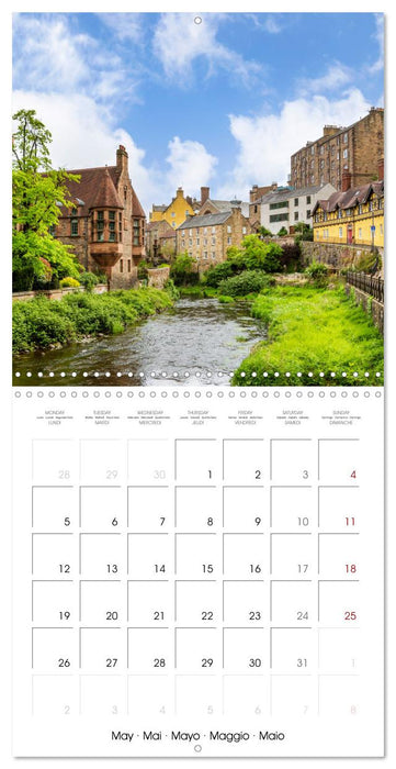 EDINBURGH History and urban idyll (CALVENDO Monthly Calendar 2025)