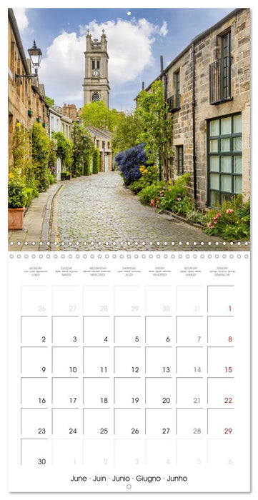 EDINBURGH History and urban idyll (CALVENDO Monthly Calendar 2025)