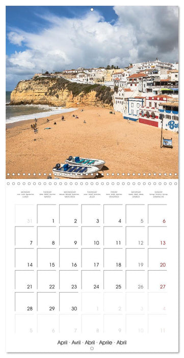 Algarve - Portugal's picturesque coastal landscapes (CALVENDO Monthly Calendar 2025)