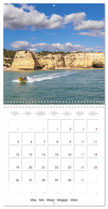 Algarve - Portugal's picturesque coastal landscapes (CALVENDO Monthly Calendar 2025)