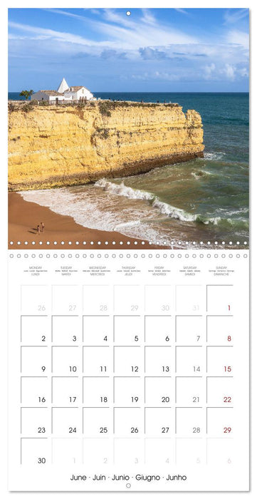 Algarve - Portugal's picturesque coastal landscapes (CALVENDO Monthly Calendar 2025)