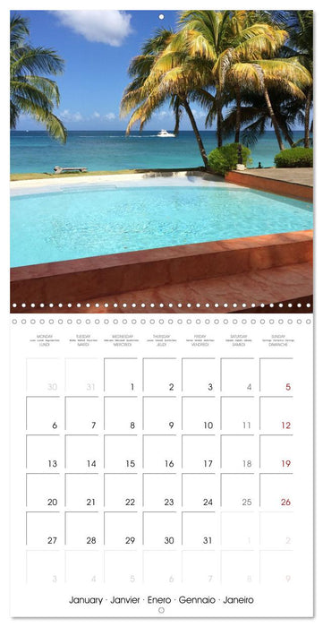 Colours of Grenada (CALVENDO Monthly Calendar 2025)