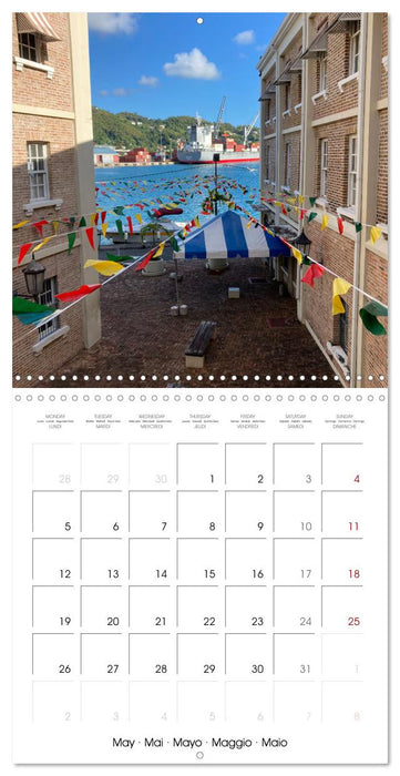 Colours of Grenada (CALVENDO Monthly Calendar 2025)