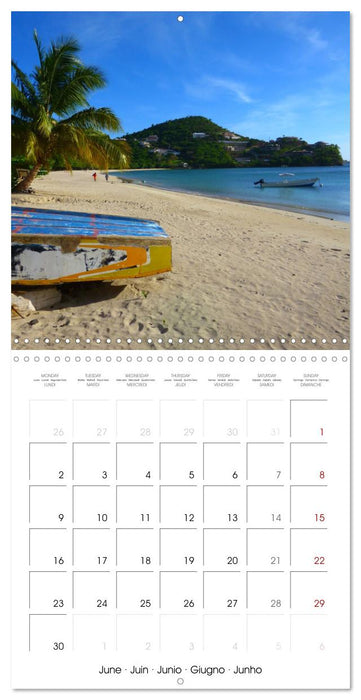 Colours of Grenada (CALVENDO Monthly Calendar 2025)