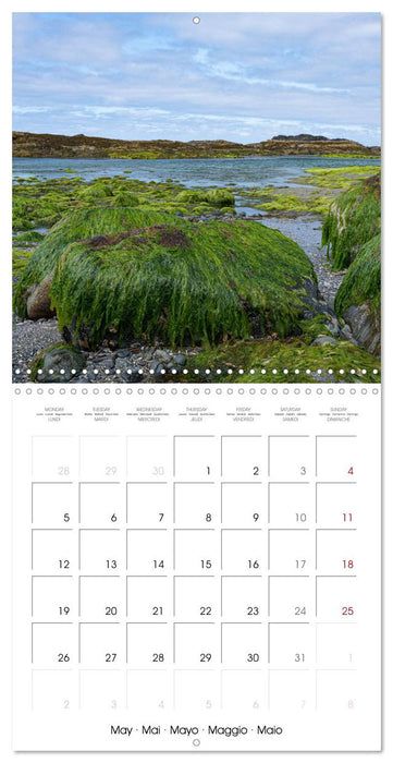 British Columbia - Canadian Coastline (CALVENDO Monthly Calendar 2025)