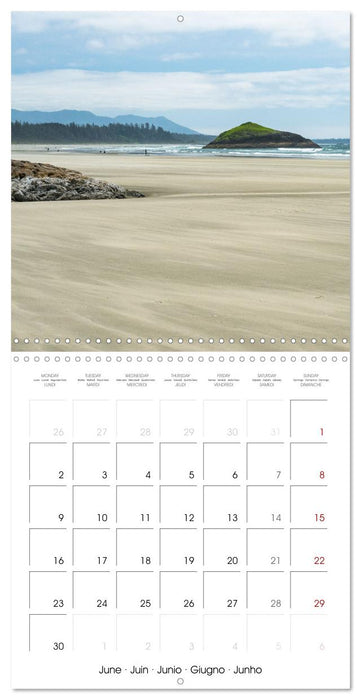 British Columbia - Canadian Coastline (CALVENDO Monthly Calendar 2025)