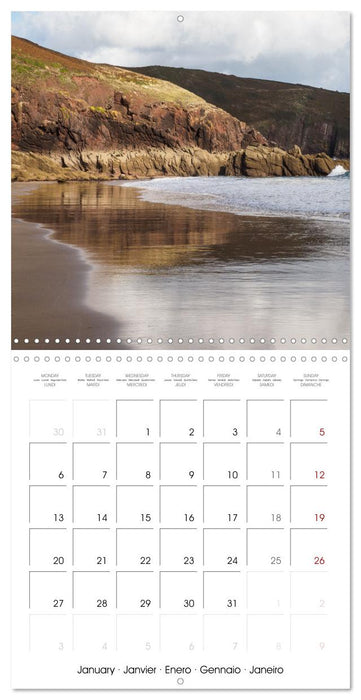 Coast of Pembrokeshire (CALVENDO Monthly Calendar 2025)