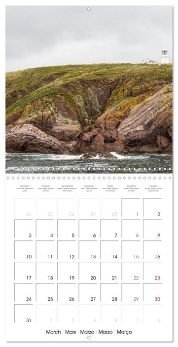 Coast of Pembrokeshire (CALVENDO Monthly Calendar 2025)