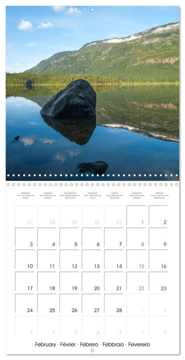 Vancouver Island - Mystical Nature (CALVENDO Monthly Calendar 2025)