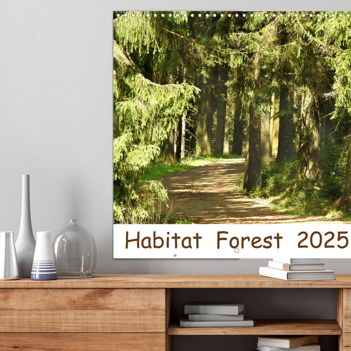 Habitat Forest (CALVENDO Monthly Calendar 2025)