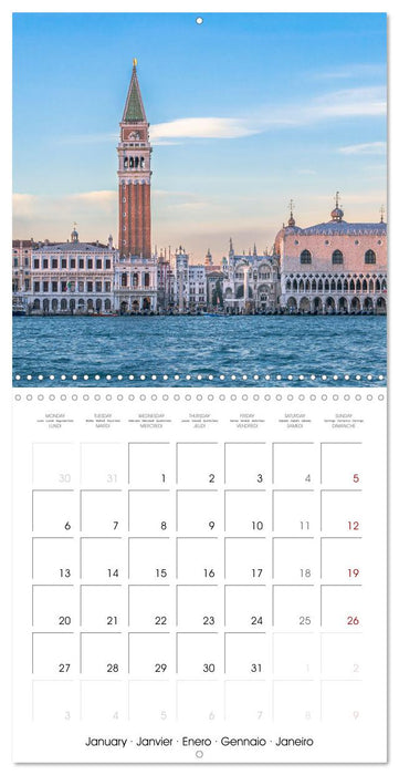 Venice - Magic of the Serinissima (CALVENDO Monthly Calendar 2025)