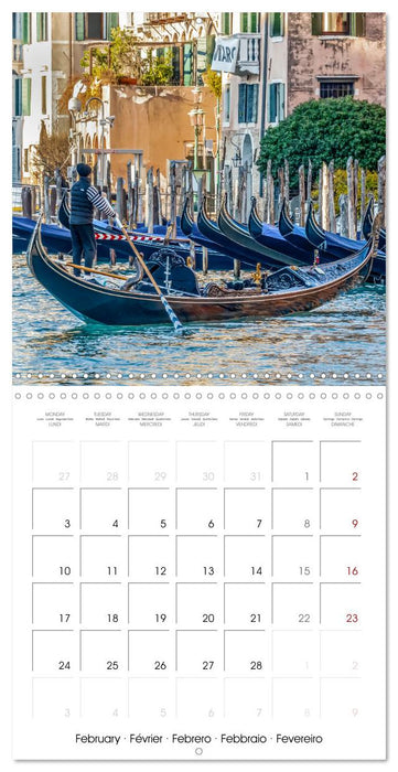 Venice - Magic of the Serinissima (CALVENDO Monthly Calendar 2025)