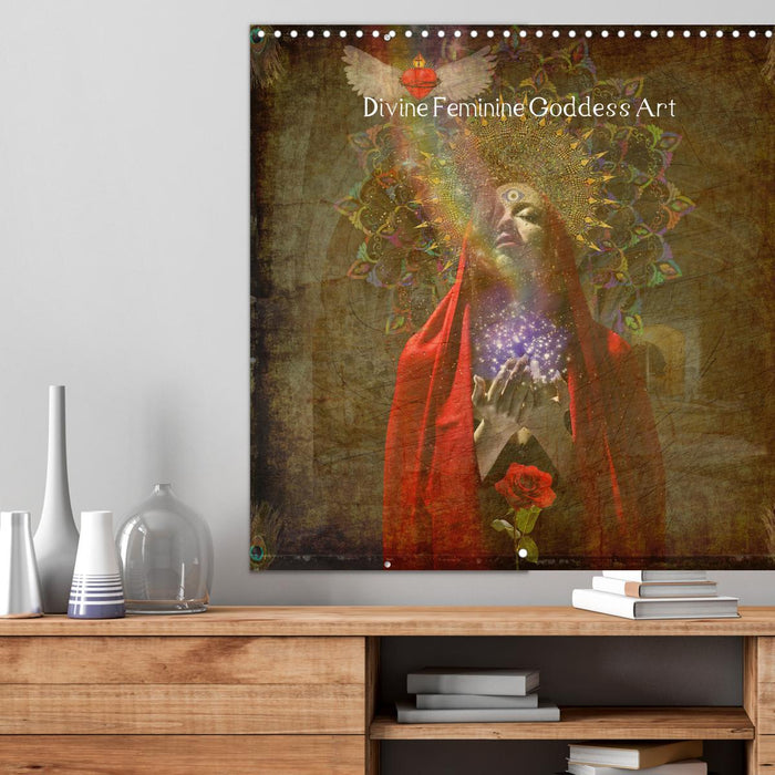 Divine Feminine Goddess Art (CALVENDO Monthly Calendar 2025)