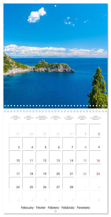 Amalfi Coast Landscapes (CALVENDO Monthly Calendar 2025)