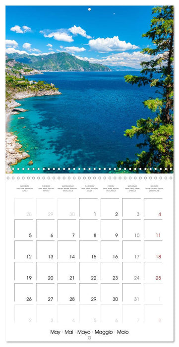 Amalfi Coast Landscapes (CALVENDO Monthly Calendar 2025)