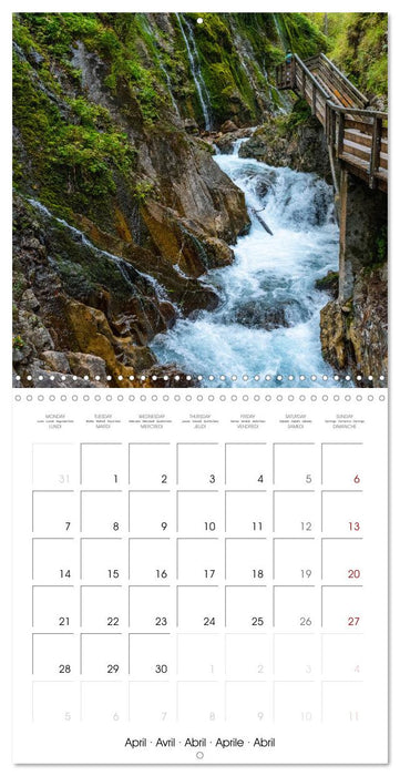 Berchtesgaden - Bavarian Alps, Lakes and Nature (CALVENDO Monthly Calendar 2025)