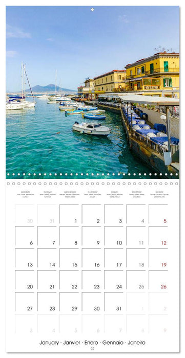 Naples - Lights And Colors (CALVENDO Monthly Calendar 2025)