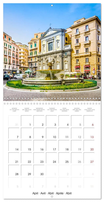 Naples - Lights And Colors (CALVENDO Monthly Calendar 2025)