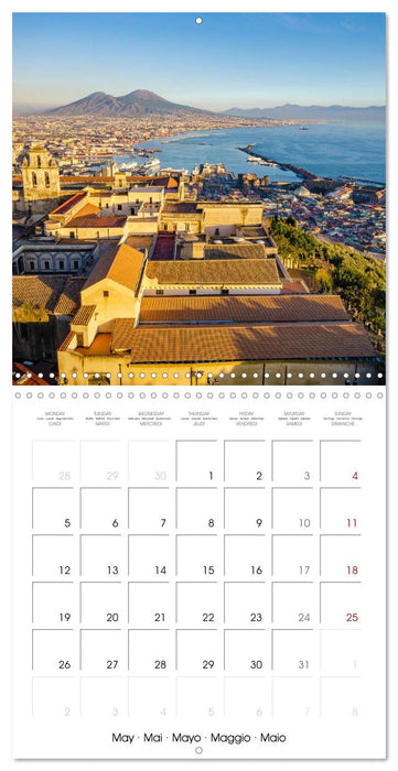 Naples - Lights And Colors (CALVENDO Monthly Calendar 2025)