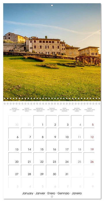 Assisi - Medieval Heart of Italy (CALVENDO Monthly Calendar 2025)