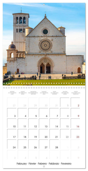 Assisi - Medieval Heart of Italy (CALVENDO Monthly Calendar 2025)